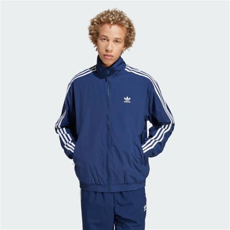 adidas firebird tp w blauw blauw|adidas Men's Lifestyle Adicolor Woven Firebird Track Top .